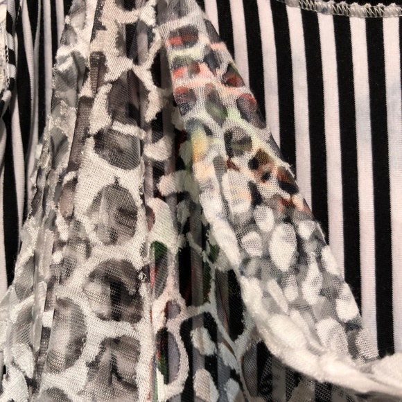 Style flapper tunic with button front layered - L - Picture 7 of 8